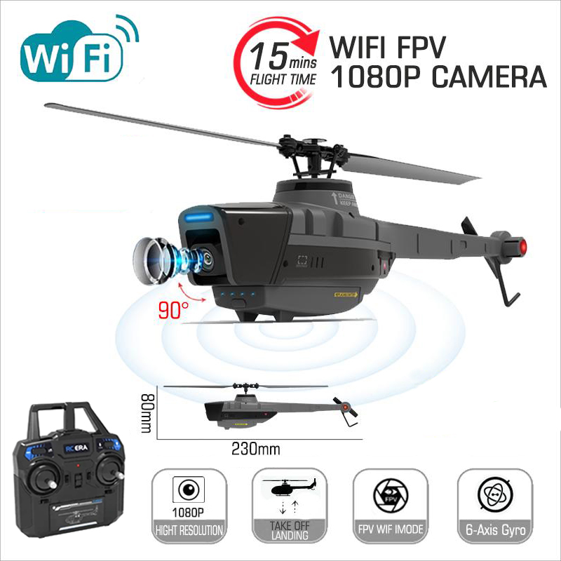 Rc Helicopter Gyro - ヘリコプターc128 2.4g rc 4リセラー720pカメラ6軸電子ジャイロスコープ空気圧vs c127 c186