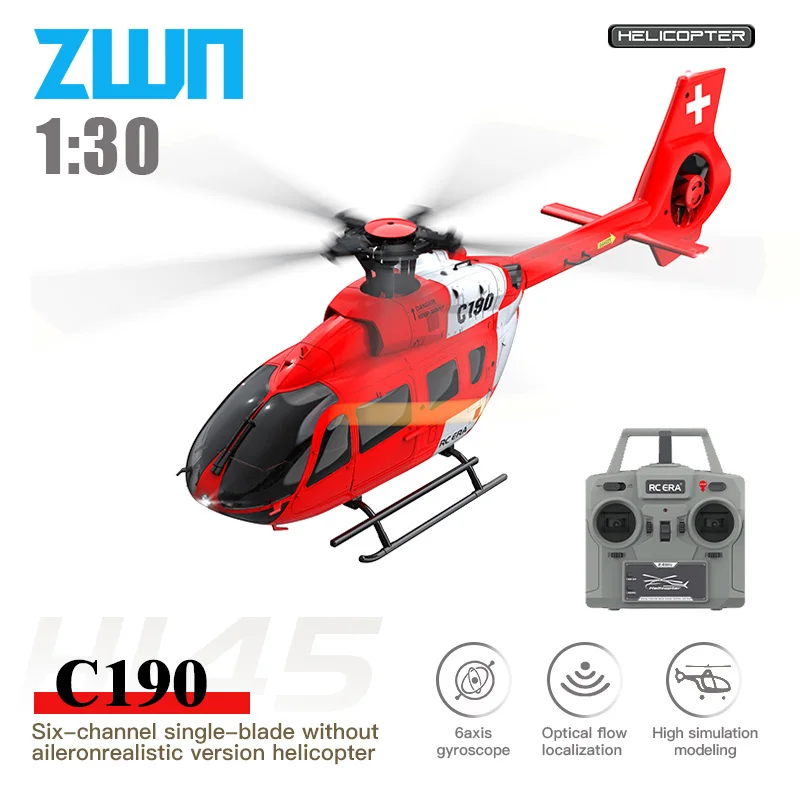 Rc Helicopter Gyro - C190 RCヘリコプター 2.4G 6軸ジャイロスコープ 1/30 6CH