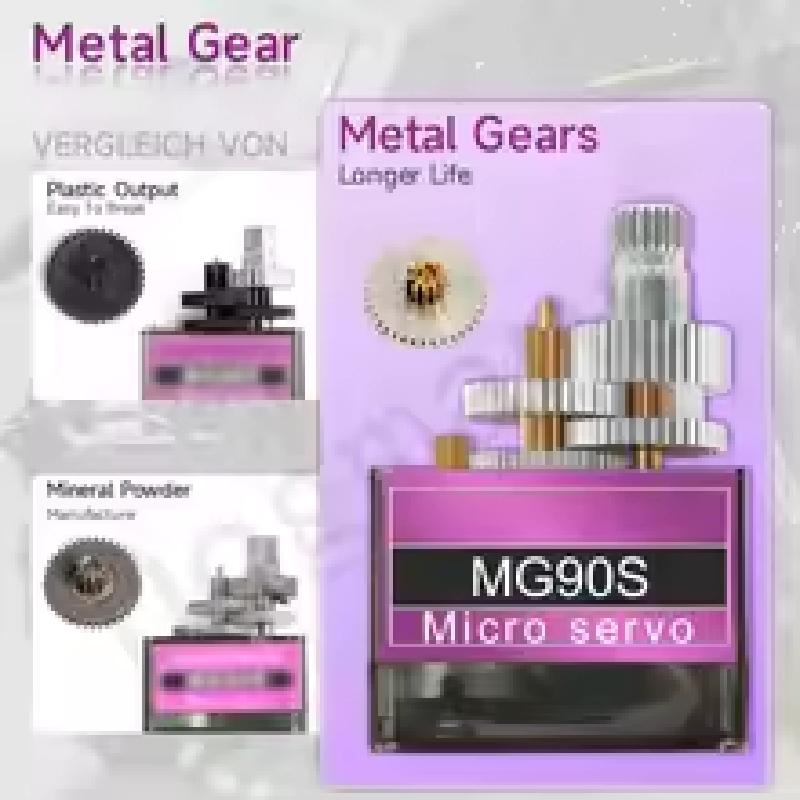 MG90Sメタルギアサーボ9g SG90アップグレード版 1 - Rc Helicopter Motor のレビューと価格