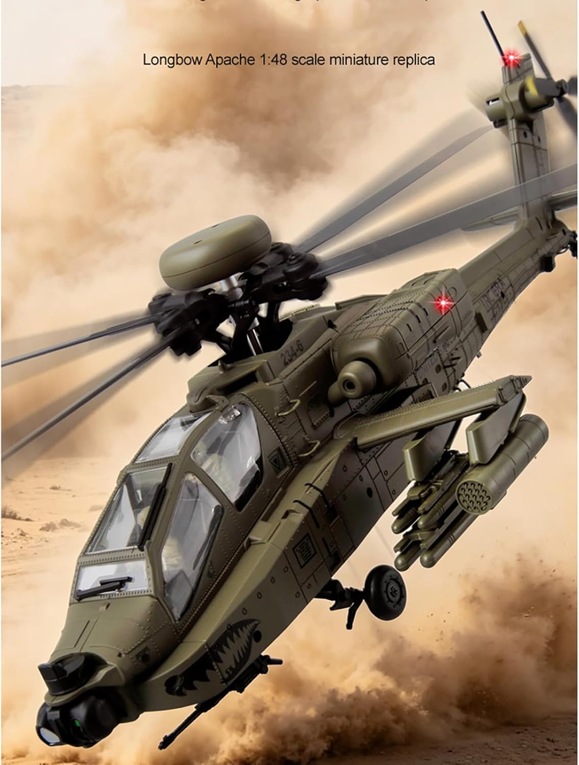 310MM 6CH C170 AH-64D リモートコントロ - Rc Helicopter Large のレビューと価格