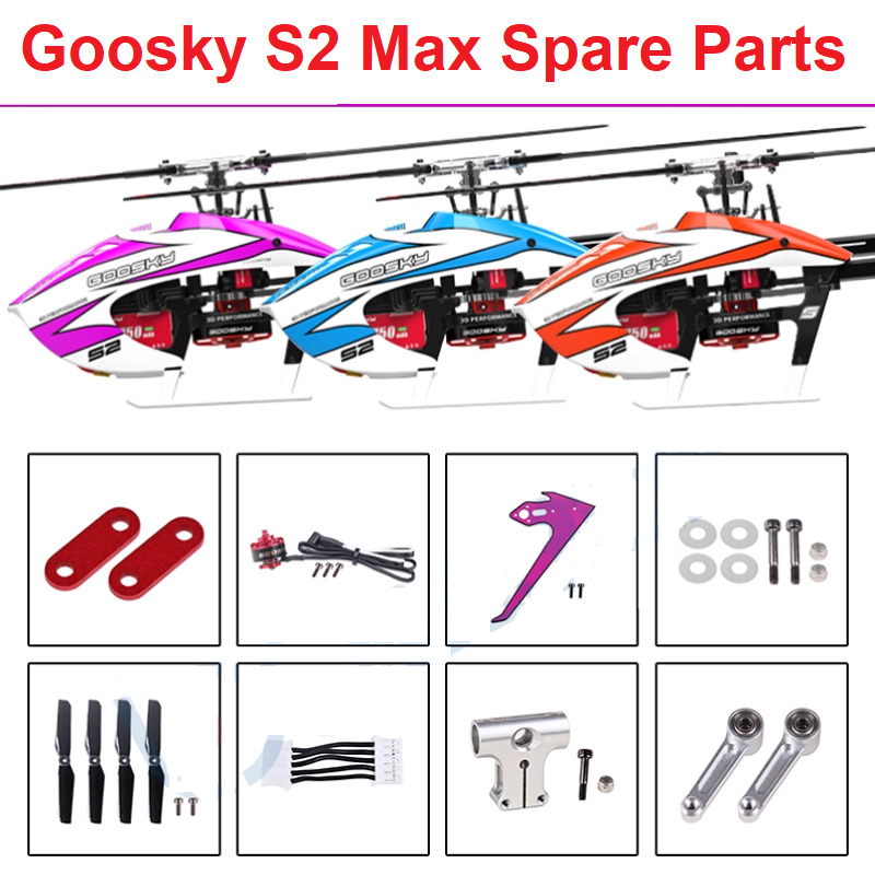 GOOSKY S2 MAX RC ヘリコプター スペアパーツ - Rc Helicopter Coaxial のレビューと価格