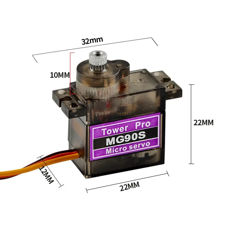 SG90/MG90S 9 グラムマイクロデジタルサーボ 18 - Rc Helicopter Motor のレビューと価格