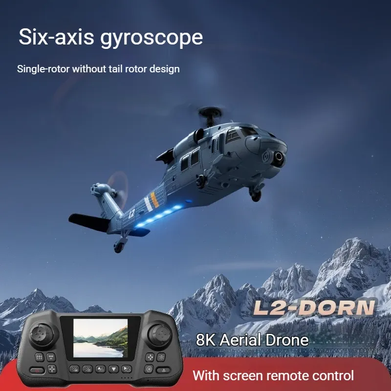 L2-DORN RC アパッチヘリコプター 8K空中カメラ  - Rc Helicopter Gyro のレビューと価格