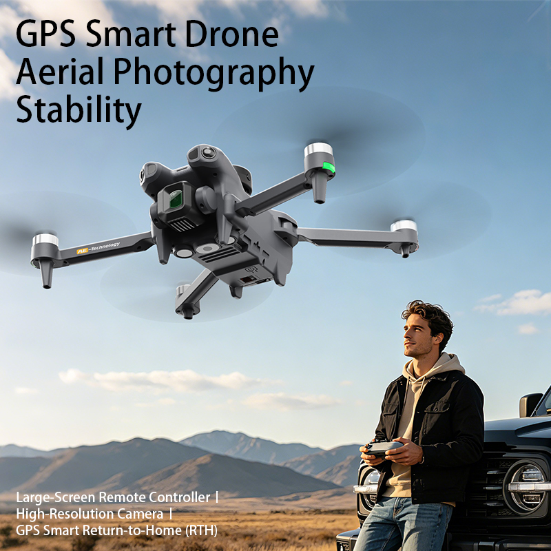折りたたみ式RCクアッドコプターAE51 GPSドローン 4 - Rc Helicopter Large のレビューと価格
